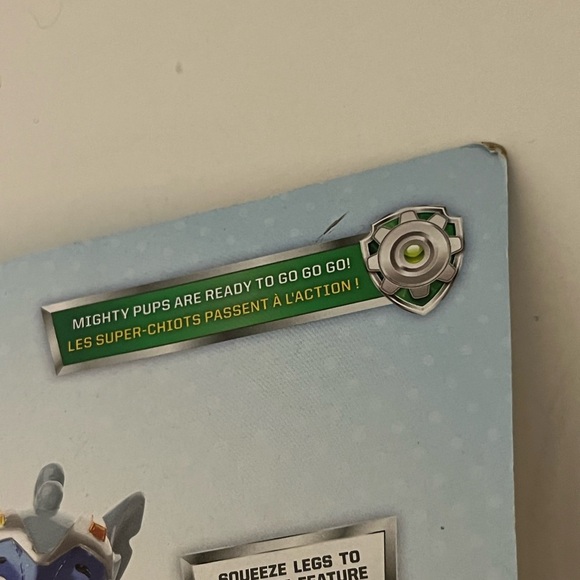 Paw Patrol Nickelodeon Mighty Pups Super Paws ROCKY Spin Master Hammer Action - Picture 3 of 4